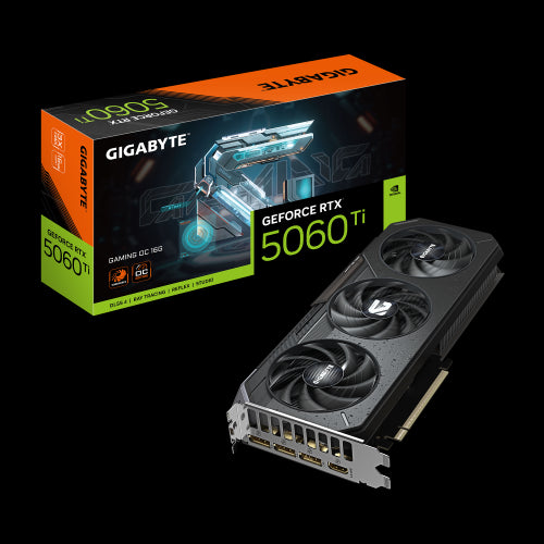 Tarjeta Gráfica Gigabyte GeForce RTX 5060 Ti Gaming OC/ 16GB GDDR7_0