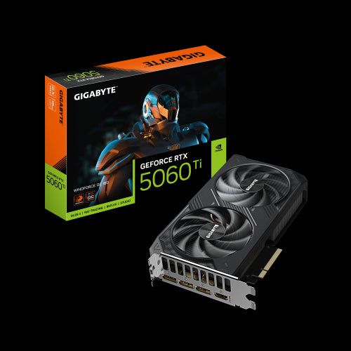 Tarjeta Gráfica Gigabyte GeForce RTX 5060 Ti WindForce OC/ 16GB GDDR7_0