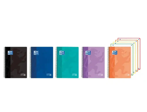CUADERNO EUROPEANBOOK 4 TAPA PLÃSTICO CLASSIC A5+ 120H VIVOS OXFORD 400196863_0