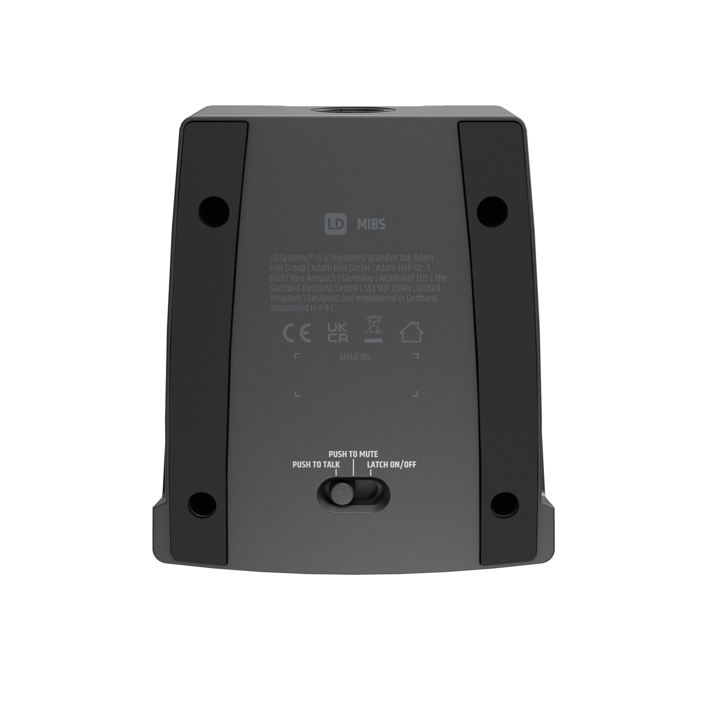 LD SYSTEMS INTEGRATION SERIE MICRO (LDMIBS) TABLE STAND WITH SWITCH FOR GOOSENECK MICROPHONES WARRANTY 5 YEARS (PU12)_3
