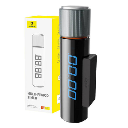 Baseus Heyo Series magnetic digital countdown timer with stopwatch function - black_1