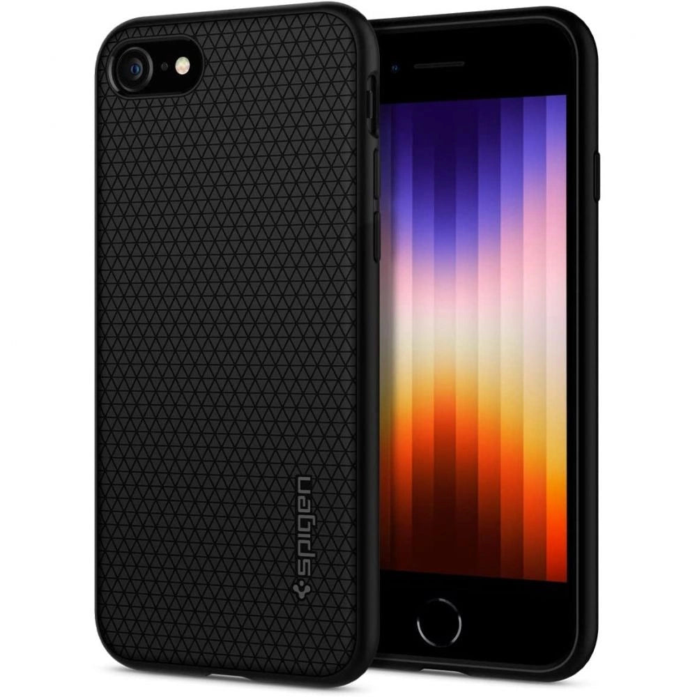 Spigen Liquid Air Case for iPhone 7 / 8 / SE 2020 / SE 2022 - Black_0