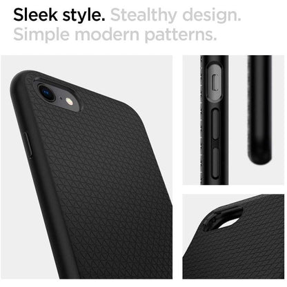 Spigen Liquid Air Case for iPhone 7 / 8 / SE 2020 / SE 2022 - Black_3