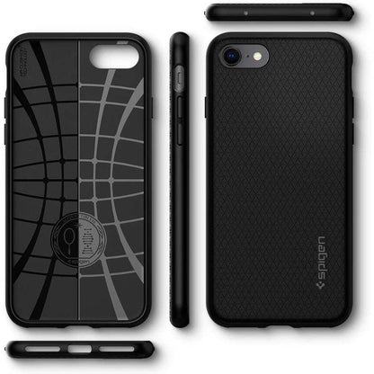 Spigen Liquid Air Case for iPhone 7 / 8 / SE 2020 / SE 2022 - Black_2