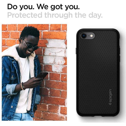 Spigen Liquid Air Case for iPhone 7 / 8 / SE 2020 / SE 2022 - Black_7