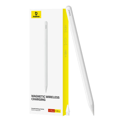 Baseus Smooth Writing 2 Overseas Edition stylus with active tip for iPad with replaceable tip - white_1