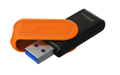 Kingston Technology DataTraveler 256GB Portable USB 3.2 Gen 1 Exodia S (Black/Orange)_3