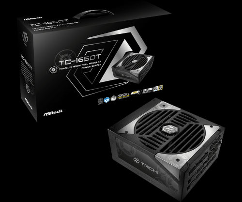 Asrock Taichi TC-1650T unidad de fuente de alimentaciÃ³n 1650 W 20+4 pin ATX ATX Negro_0