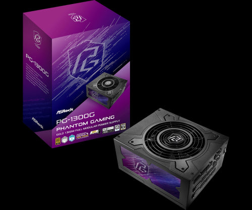 Asrock Phantom Gaming PG-1300G unidad de fuente de alimentaciÃ³n 1300 W 20+4 pin ATX ATX Negro_0