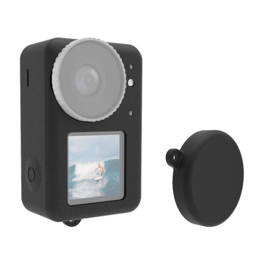 Silicone case Puluz for DJI Osmo Action 4/3 with lens cover (black)_0