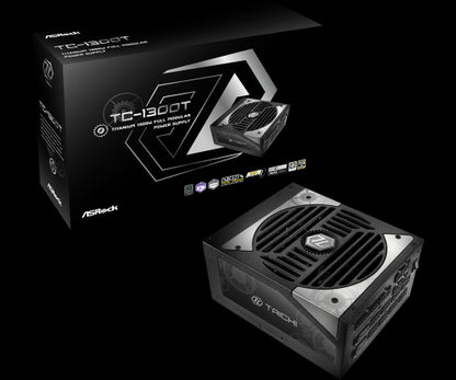 Asrock Taichi TC-1300T unidad de fuente de alimentaciÃ³n 1300 W 20+4 pin ATX ATX Negro_0