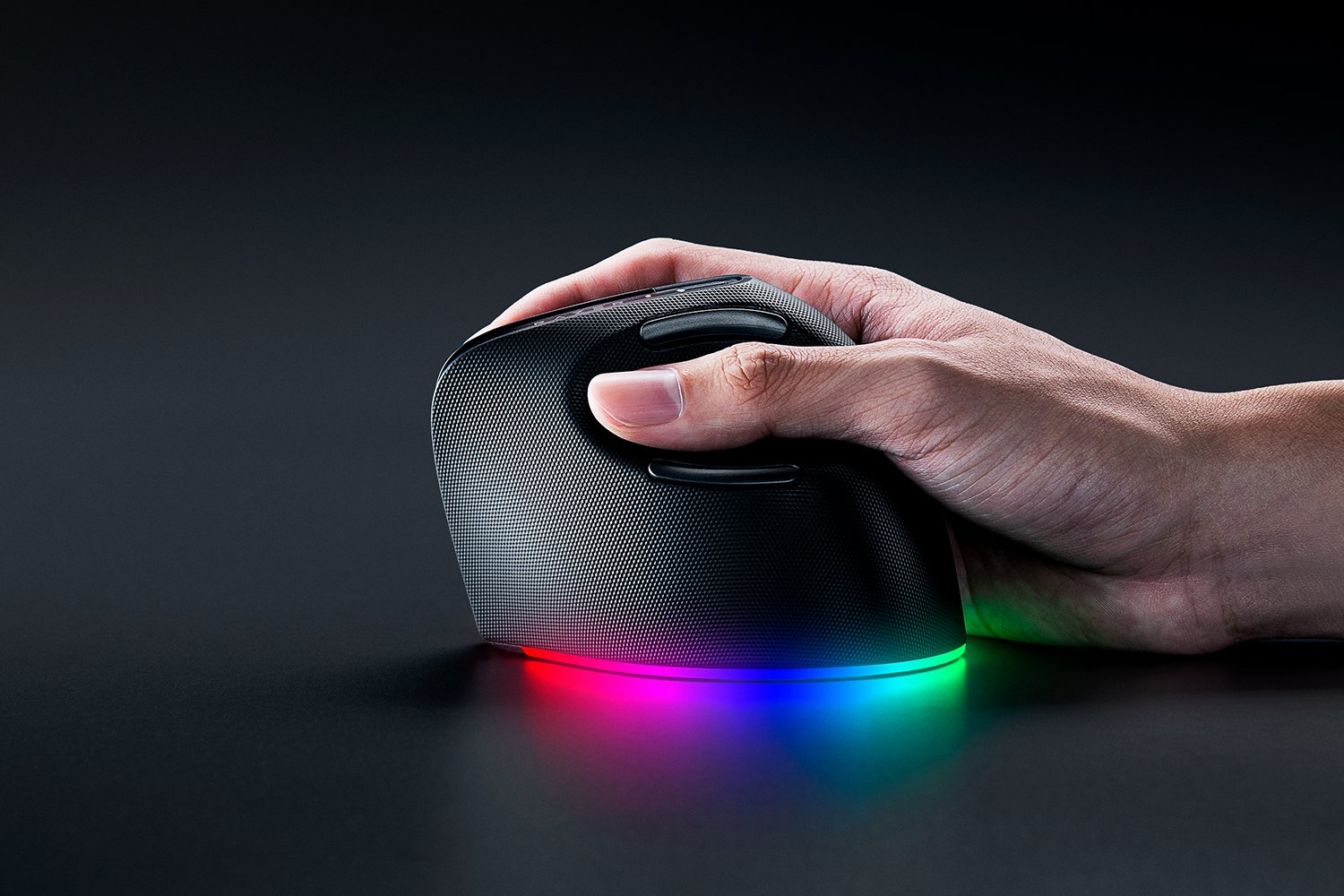 Razer Pro Click V2 Vertical ratÃ³n Universal mano derecha RF Wireless + Bluetooth + USB Type-C Ãptico 30000 DPI_4