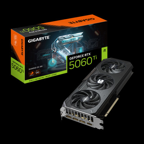 GIGABYTE GeForce RTX 5060 Ti GAMING OC 8G Tarjeta GrÃ¡fica â 8 GB GDDR7, 128 bits, PCI-E 5.0, 2647 MHz Frecuencia del nÃºcleo, 3 x DisplayPort, 1 x HDMI, GV-N506TGAMING OC-8GD_0