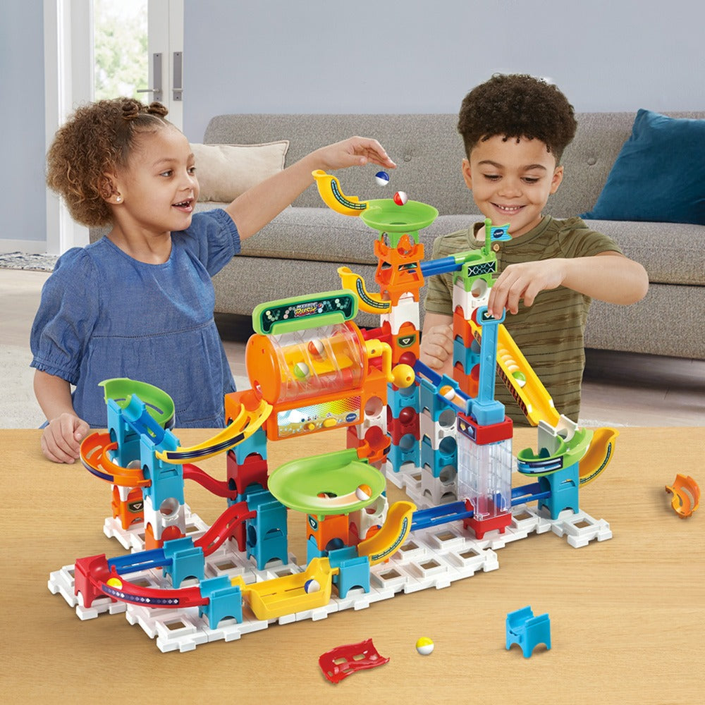 VTech Marble Rush Super Action Set L100 E 99 Peças com Som e Luz + 10 Bolas