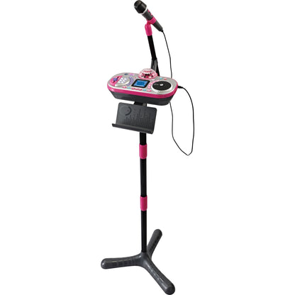 Microfone Infantil VTech Kidi Super Star DJ Studio Luzes Rosa