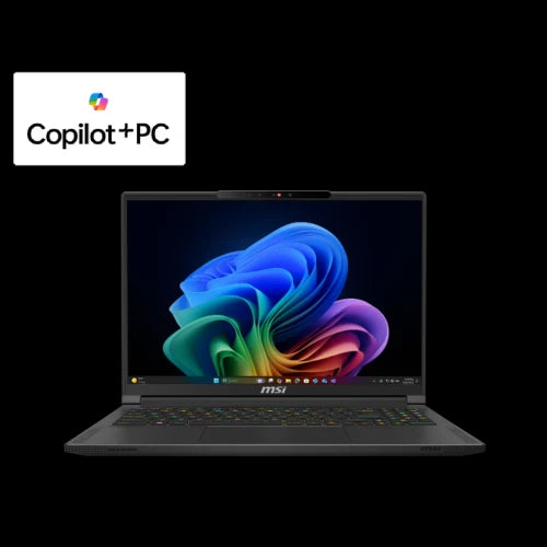 MSI PORTATIL STEALTH A16 AI+ A3XWIG-061ES. 16"  (2560 X 1600) OLED, 240HZ. AMD RYZEN AI 9 HX 370. NVIDIA GEFORCE RTX 5080 , GDDR7 16GB. LPDDR5X 32GB. 1TB NVME PCIE SSD. W11 HOME. NEGRO_0