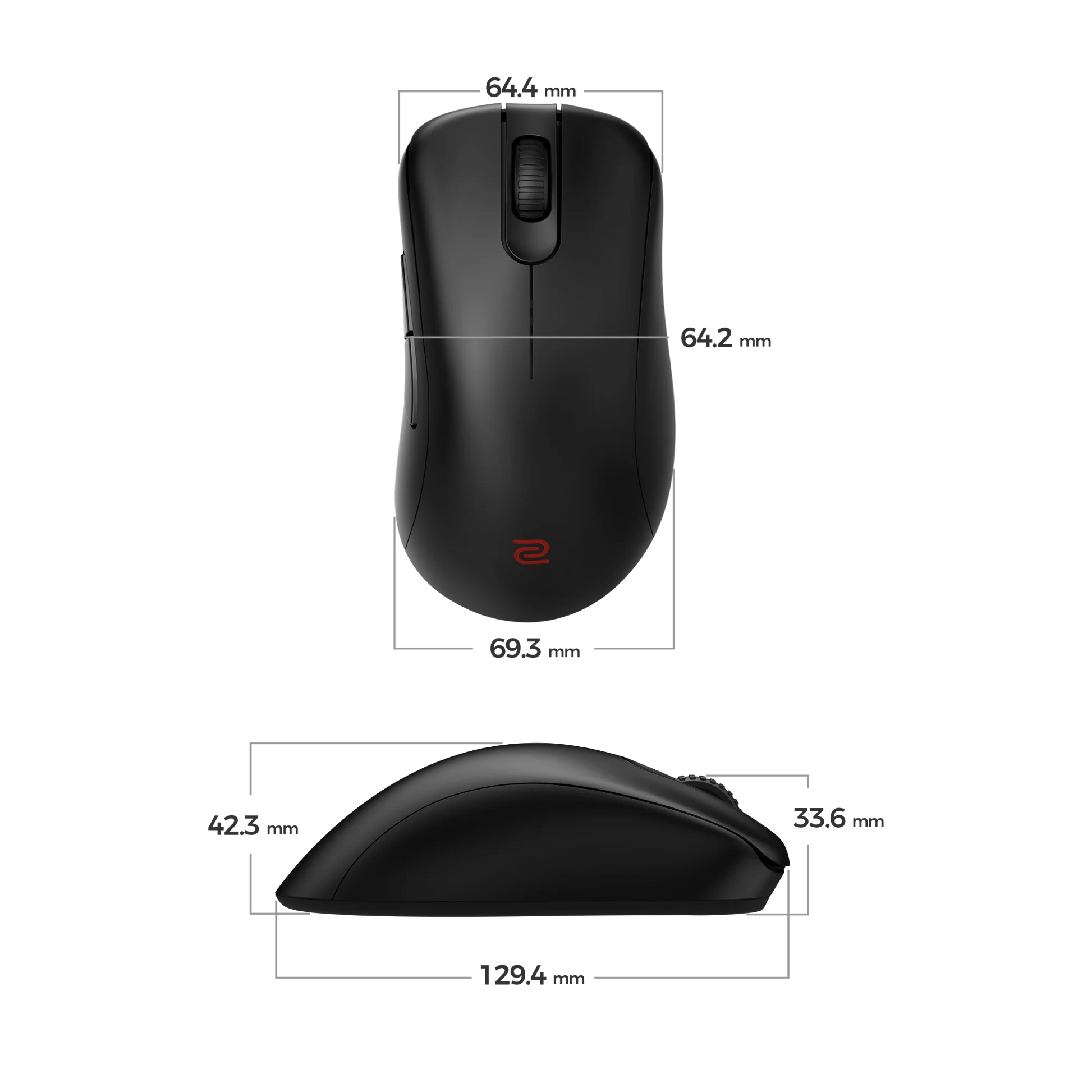 ZOWIE EC1-DW ratÃ³n Juego mano derecha USB tipo A Ãptico 3200 DPI_5
