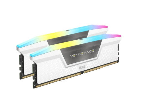 MEMORIA CORSAIR DDR5 32GB 2X16GB PC6400 VENGEANCE RGB BLANCA CMH32GX5M2B6400Z36W_0