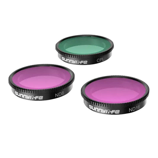 Set of 3 filters CPL+ND8+ND16 Sunnylife for Insta360 GO 3/2_0
