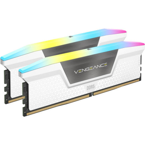 MEMORIA CORSAIR DDR5 32GB 2X16GB PC6400 VENGEANCE RGB BLANCA CMH32GX5M2B6400Z32W_0