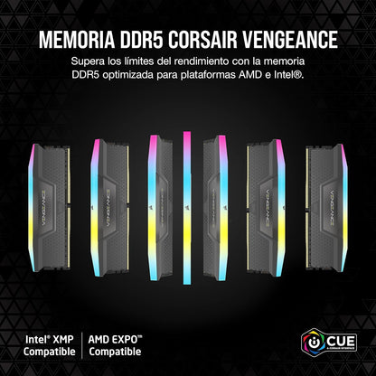 MEMORIA CORSAIR DDR5 32GB 2X16GB PC6400 WARZONE CMH32GX5M2B6400Z32-WZ_2