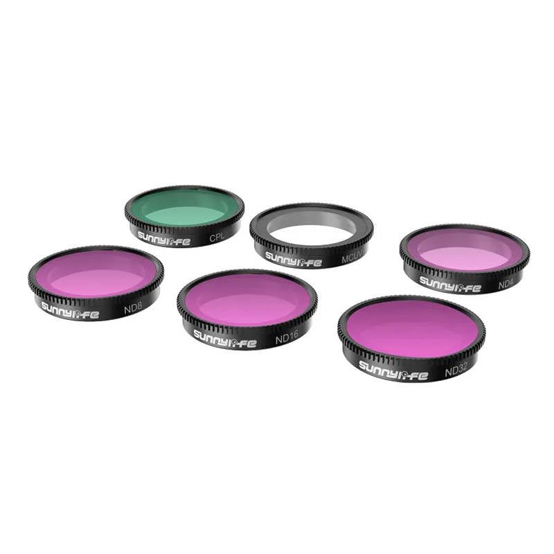 Set of 6 filters MCUV+CPL+ND4+ND8+ND16+ND32 Sunnylife for Insta360 GO 3/2_0