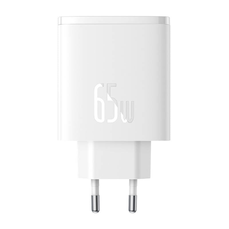 Wall charger Baseus OS-Cube Pro 2xUSB-C + USB, 65W (white)_0