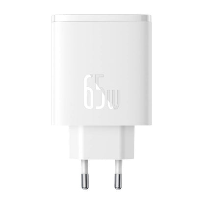 Wall charger Baseus OS-Cube Pro 2xUSB-C + USB, 65W (white)_0