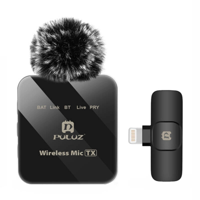 Wireless Lavalier Microphone PULUZ PU647B (lightning)_0