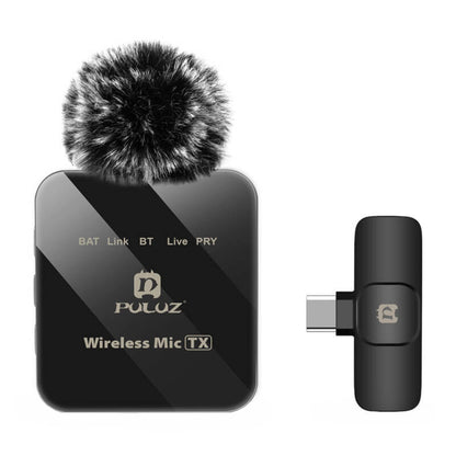 Wireless Lavalier Microphone PULUZ PU648B (USB-C)_0