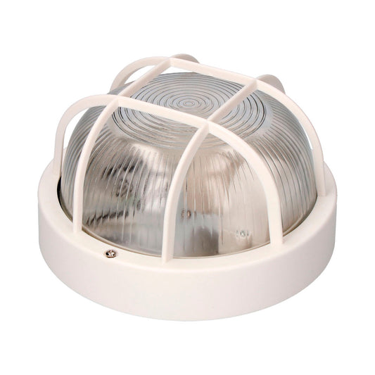Parede redonda branco 1xe27 40w Ã¸18,5x10,4cm tarragona modelo ip54._0