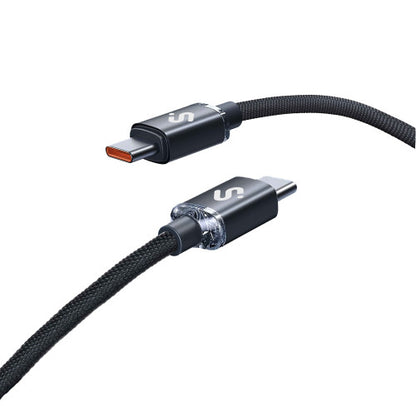 Cable USB 2.0 Tipo-C Subblim Optimus/ USB Tipo-C Macho - USB Tipo-C Macho/ Hasta 60W/ 480Mbps/ 1m/ Negro_7