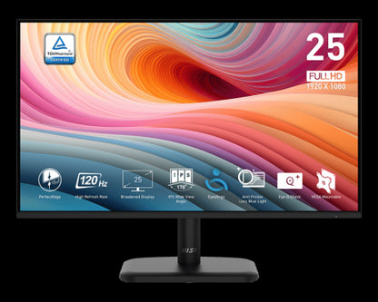 MSI MONITOR PRO MP251L E2.  24.5" PLANO. IPS. 1920x1080. 120Hz. NEGRO._0