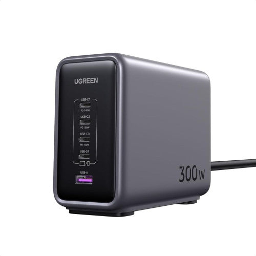 Carregador UGREEN Nexode 300W 5-Port PD / Preto / 90903B_0