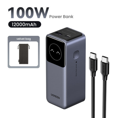 Powerbank UGREEN 12000mAh 100W / Preto / 35526B_0