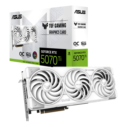 GeForce RTX 5070 Ti TUF GAMING OC WHITE Edition, Grafikkarte_8