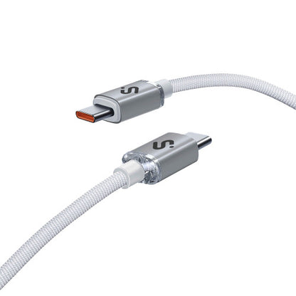 Cable USB 2.0 Tipo-C Subblim Optimus/ USB Tipo-C Macho - USB Tipo-C Macho/ Hasta 60W/ 480Mbps/ 2m/ Blanco_7