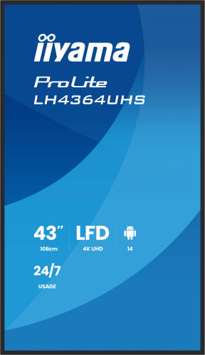 iiyama Digital Signage ProLite LH4364UHS-B1AG LH4364UHSB1AG (LH4364UHS-B1AG)_1
