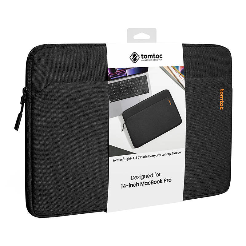 Tomtoc Light-A18 14" Laptop Case (Black)_5