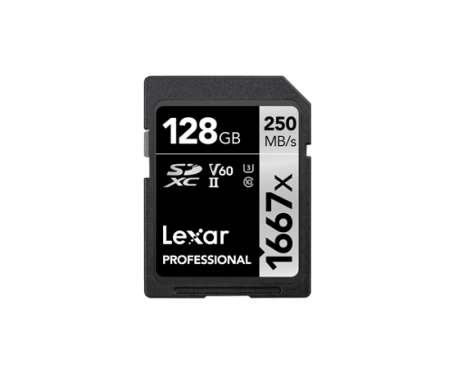 Lexar SDXC, 128 GB UHS-II Clase 10_0