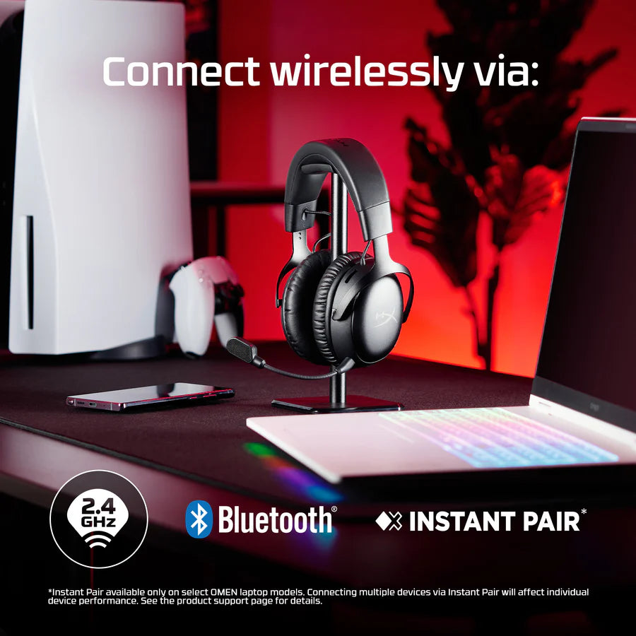 HyperX Auriculares inalÃ¡mbricos Cloud III S: auriculares gaming (color negro)_1