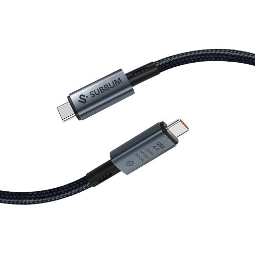 Cable USB 4.0 Tipo-C Subblim Cable High/ USB Tipo-C Macho - USB Tipo-C Macho/ Hasta 240W/ 1.5m/ Negro_7