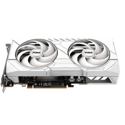 VGA SAPPHIRE PURE RX 9060 XT GAMING OC,AMD,RX9060XT,16GB,GDDR6,128BIT,2HDMI+2DP,ARGB,COLOR BLANCO (3 VENTILADORES)_3