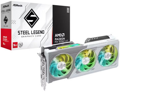 VGA ASROCK RX9060XT SL 16GO,AMD,RX9060XT,16GB,GDDR6,128BIT,2HDMI+2DP (3 VENTILADORES)_0