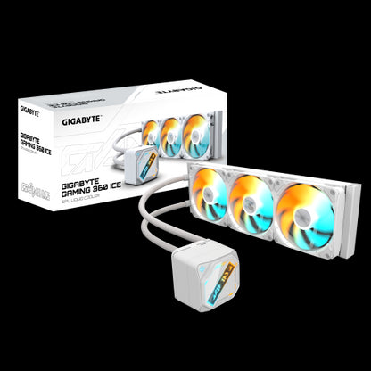 GIGABYTE GAMING 360 ICE Procesador Sistema de refrigeración líquida todo en uno 12 cm Blanco 1 pieza(s)_4