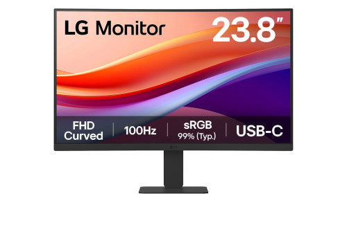 Monitor Curvo LG 24U421A-B 23.8"/ Full HD/ Negro_0