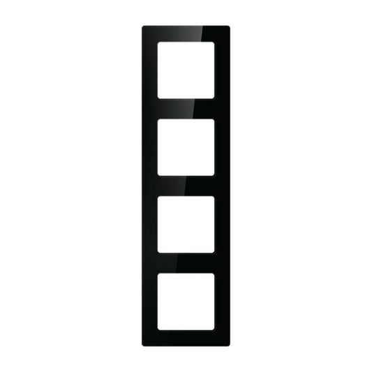 Quadruple frame socket Avatto N-TS10-Frame-B4 (black)_0