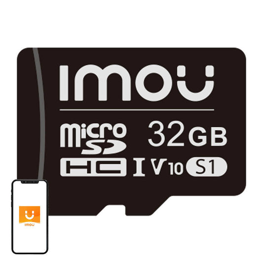 Memory card IMOU microSD 32GB (UHS-I, SDHC, 10/U1/V10, 90/20)_0