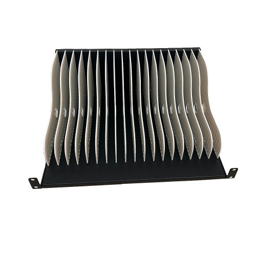 EWENT PRATELEIRA RACK 19" 18 UNID NOTEBOOKS-TABLETS-SMARTPHONES BLACK RAL_0
