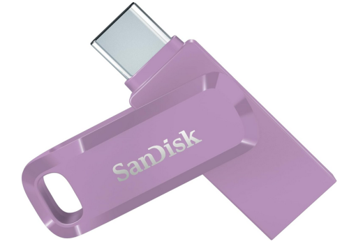SanDisk Ultra Dual Drive Go USB 128GB unidad flash USB USB Type-A / USB Type-C 3.2 Gen 1 (3.1 Gen 1) Lavanda_0